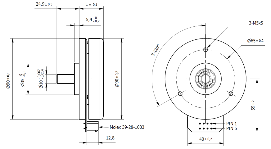 Tech 90BLW27-24V