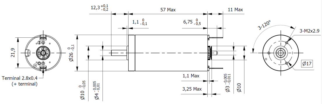 Tech 26DC57N-48V-G